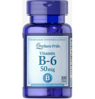 Puritan's Pride Vitamin B-6 50 mg 100 таблеток