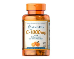 Puritan's Pride Vitamin C-1000 mg with Bioflavonoids & Rose Hips 100 табл