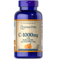 Puritan's Pride Vitamin C-1000 mg with Bioflavonoids & Rose Hips 250 таблеток