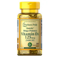 Puritan's Pride Vitamin D3 5000 IU 100 капсул