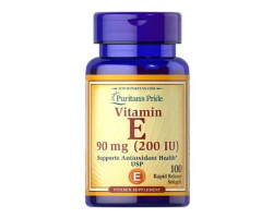 Puritan's Pride Vitamin E-200 IU 100 рідких капсул