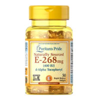 Puritan's Pride Vitamin E-400 iu Naturally Sourced 50 рідких капсул