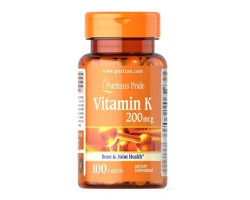 Puritan's Pride Vitamin K 200 mcg 100 табл