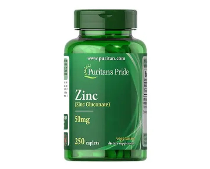 Puritan's Pride Zinc 50 mg 250 таб