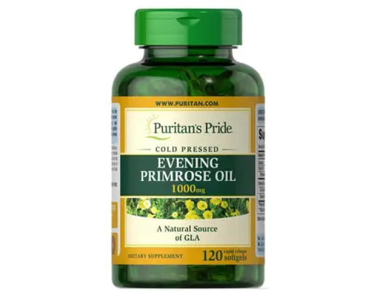 Puritan's Pride Evening Primrose Oil 1000 mg with GLA 120 капс