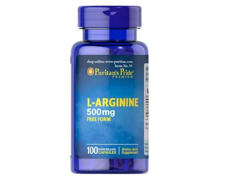 Puritan's Pride L-Arginine 500 mg 100 капс
