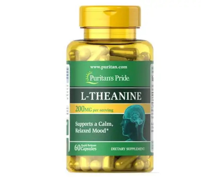 Puritan's Pride L-Theanine 200 mg 60 капс
