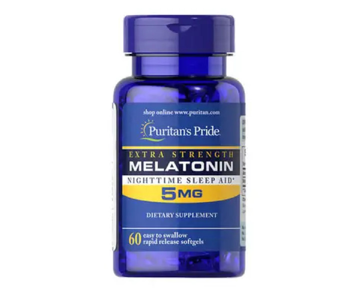 Puritan's Pride Extra Strength Melatonin 5 mg 60 капс