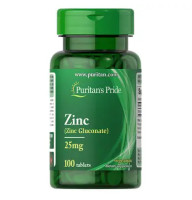 Puritan's Pride Zinc 25 mg 100 таб.