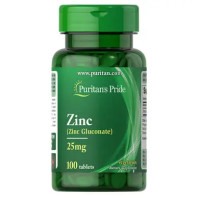 Puritan's Pride Zinc 25 mg 100 таб.