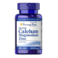 Puritan's Pride Chelated Calcium Magnesium Zinc 100 таб.