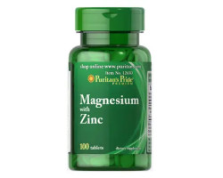 Puritan's Pride Magnesium with Zinc 100 таб