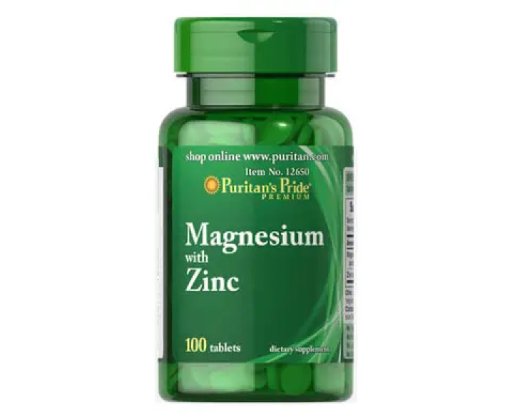 Puritan's Pride Magnesium with Zinc 100 таб
