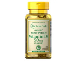 Puritan's Pride Vitamin D3 2000 IU 100 капсул