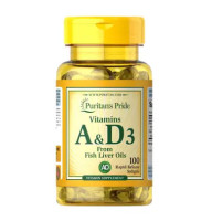 Puritan's Pride Vitamins A & D 5000/400 IU 100 капс