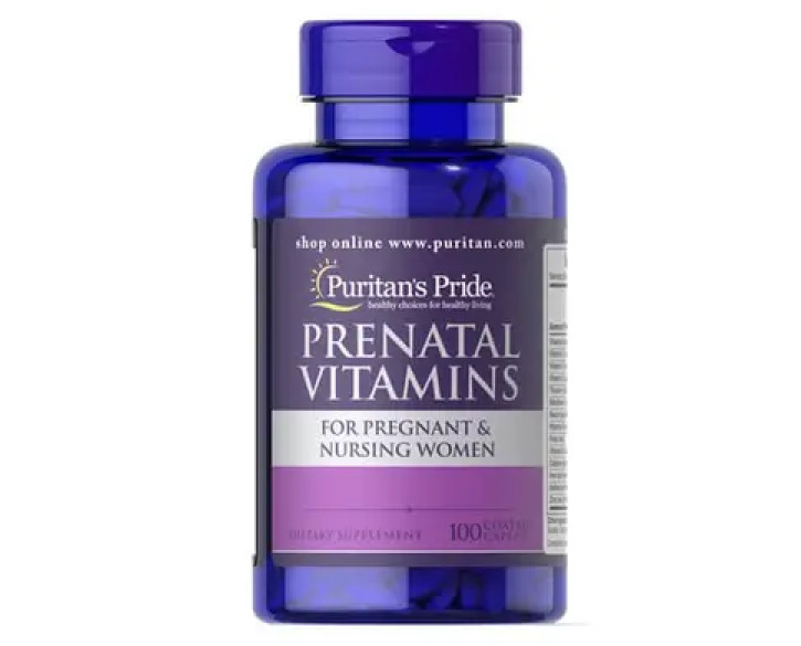 Puritan's Pride Prenatal Vitamins 100 таб.