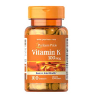 Puritan's Pride Vitamin K 100 mcg 100 таб.