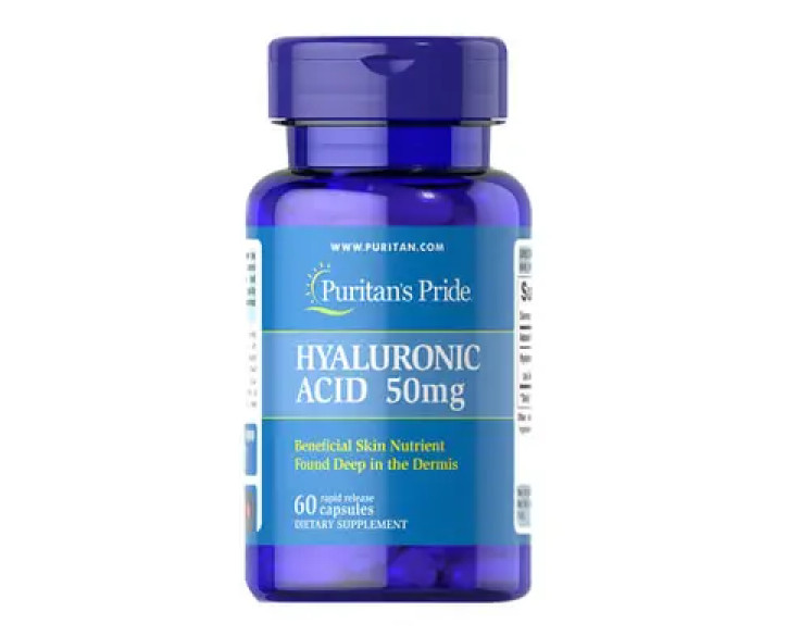 Puritan's Pride Hyaluronic Acid 50 mg 60 капс