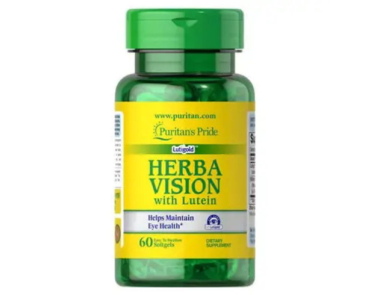 Puritan's Pride Herbavision with Lutein and Bilberry 60 капс