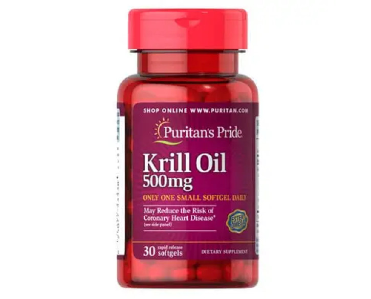 Puritan's Pride Red Krill Oil 500 mg 30 капс