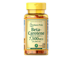 Вітамін А Puritan's Pride Beta-Carotene 25000 IU 100 капс