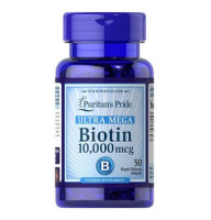 Біотин Puritan's Pride Biotin 10,000 mcg 50 капс