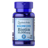 Біотин Puritan's Pride Biotin 10,000 mcg 50 капс