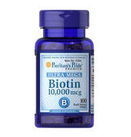 Біотин Puritan's Pride Biotin 10,000 mcg 100 капсул