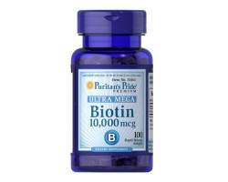 Біотин Puritan's Pride Biotin 10,000 mcg 100 капсул