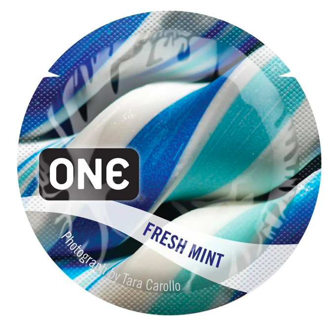 ᐉ Ароматизований презерватив ONE FlavorWaves Fresh Mint, 1 шт